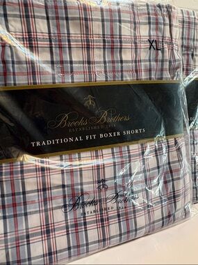Brooks Brothers Traditional Fit Boxer Shorts- Set of 2